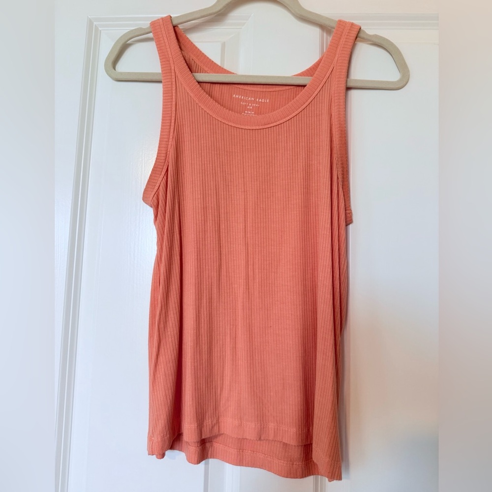 American Eagle Outfitters Peach Tank Top